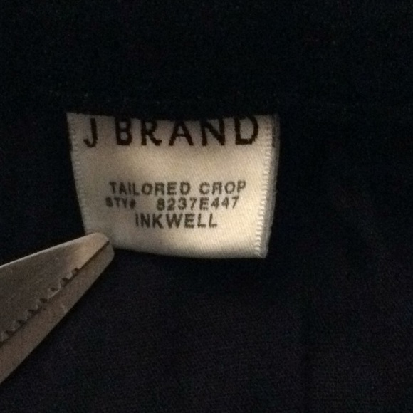 J Brand Jeans Tailored Crop Inkwell Skinny Size 25 - Picture 8 of 8